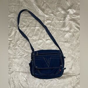 Levi's Dark Blue Denim Crossbody Bag
